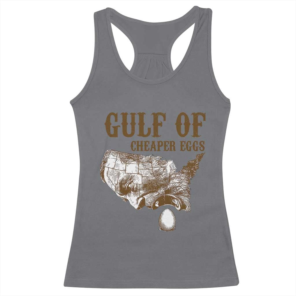Gulf of Mexico Eggs Racerback Tank Top TS02 Charcoal Print Your Wear