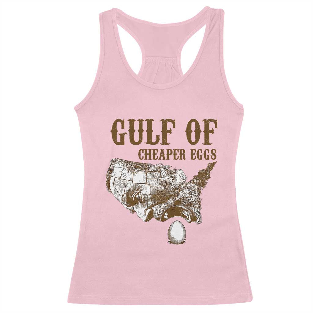 Gulf of Mexico Eggs Racerback Tank Top TS02 Light Pink Print Your Wear