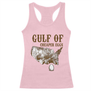 Gulf of Cheaper Eggs Racerback Tank Top Gulf of Mexico TS02 Light Pink Print Your Wear