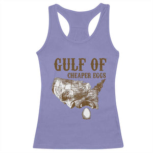 Gulf of Cheaper Eggs Racerback Tank Top Gulf of Mexico TS02 Violet Print Your Wear
