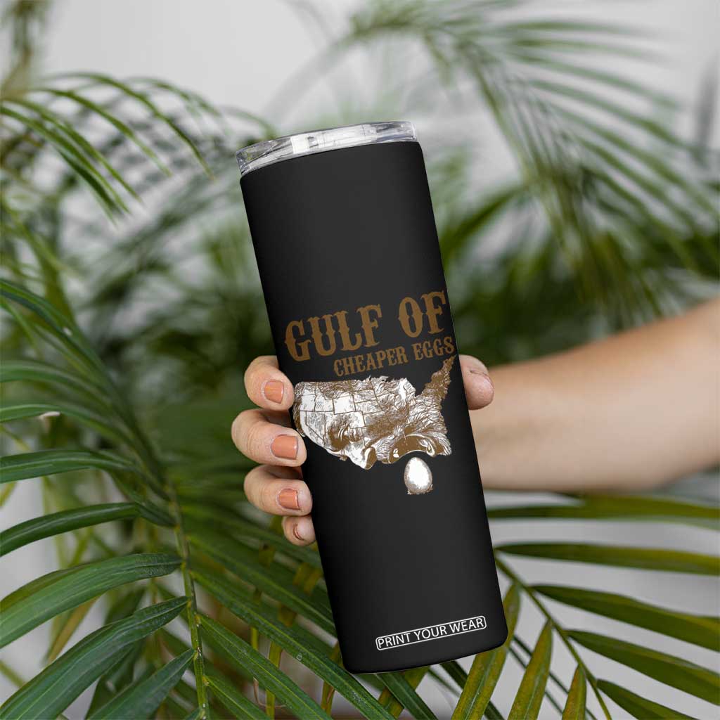 Gulf of Mexico Eggs Skinny Tumbler TS02 Print Your Wear