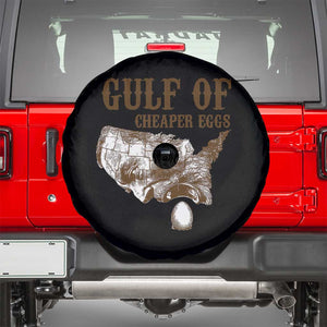 Gulf of Cheaper Eggs Spare Tire Cover Gulf of Mexico TS02 White Print Your Wear