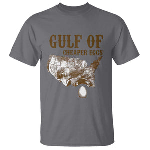 Gulf of Cheaper Eggs T Shirt Gulf of Mexico TS02 Charcoal Print Your Wear