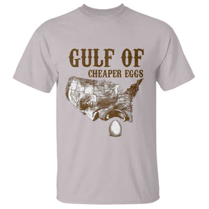 Gulf of Cheaper Eggs T Shirt Gulf of Mexico TS02 Ice Gray Print Your Wear