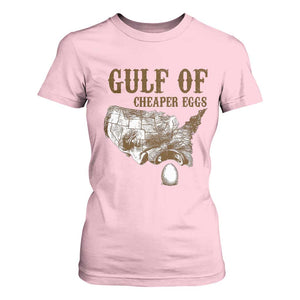 Gulf of Cheaper Eggs T Shirt For Women Gulf of Mexico TS02 Light Pink Print Your Wear