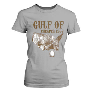 Gulf of Cheaper Eggs T Shirt For Women Gulf of Mexico TS02 Sport Gray Print Your Wear