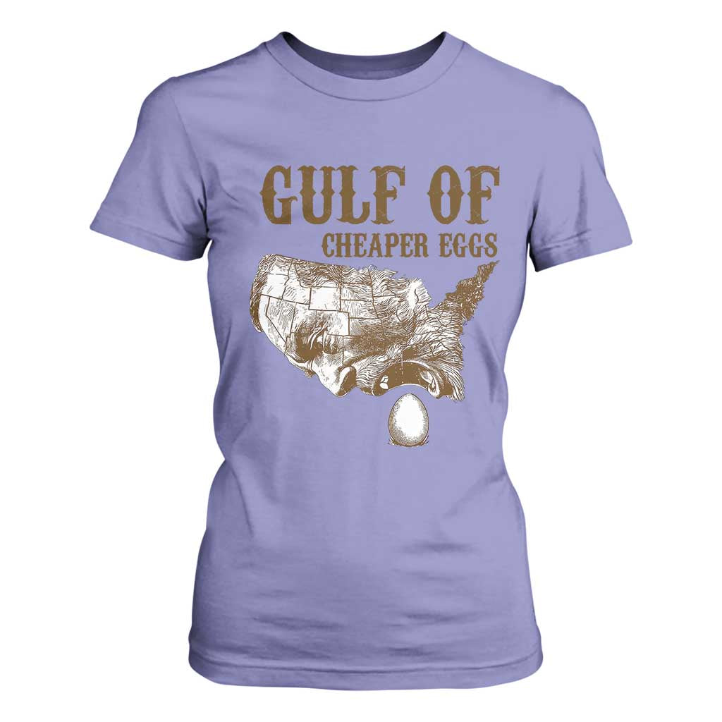 Gulf of Cheaper Eggs T Shirt For Women Gulf of Mexico TS02 Violet Print Your Wear