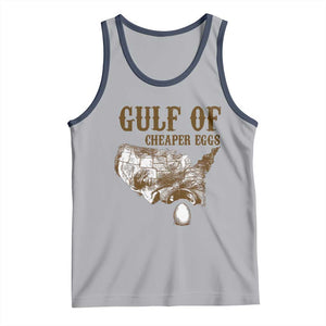 Gulf of Cheaper Eggs Tank Top Gulf of Mexico TS02 Athletic Heather Navy Print Your Wear