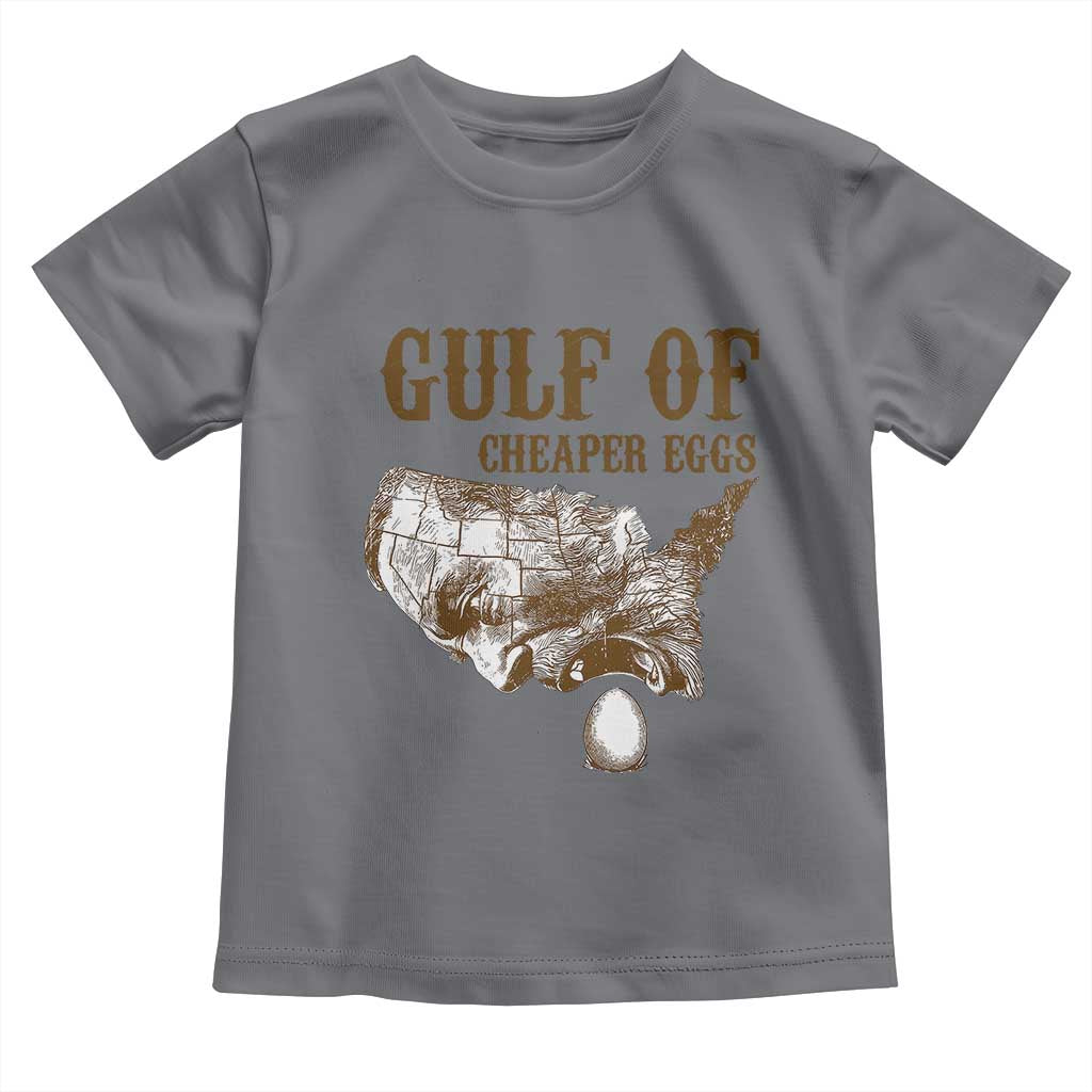 Gulf of Mexico Eggs Toddler T Shirt TS02 Charcoal Print Your Wear