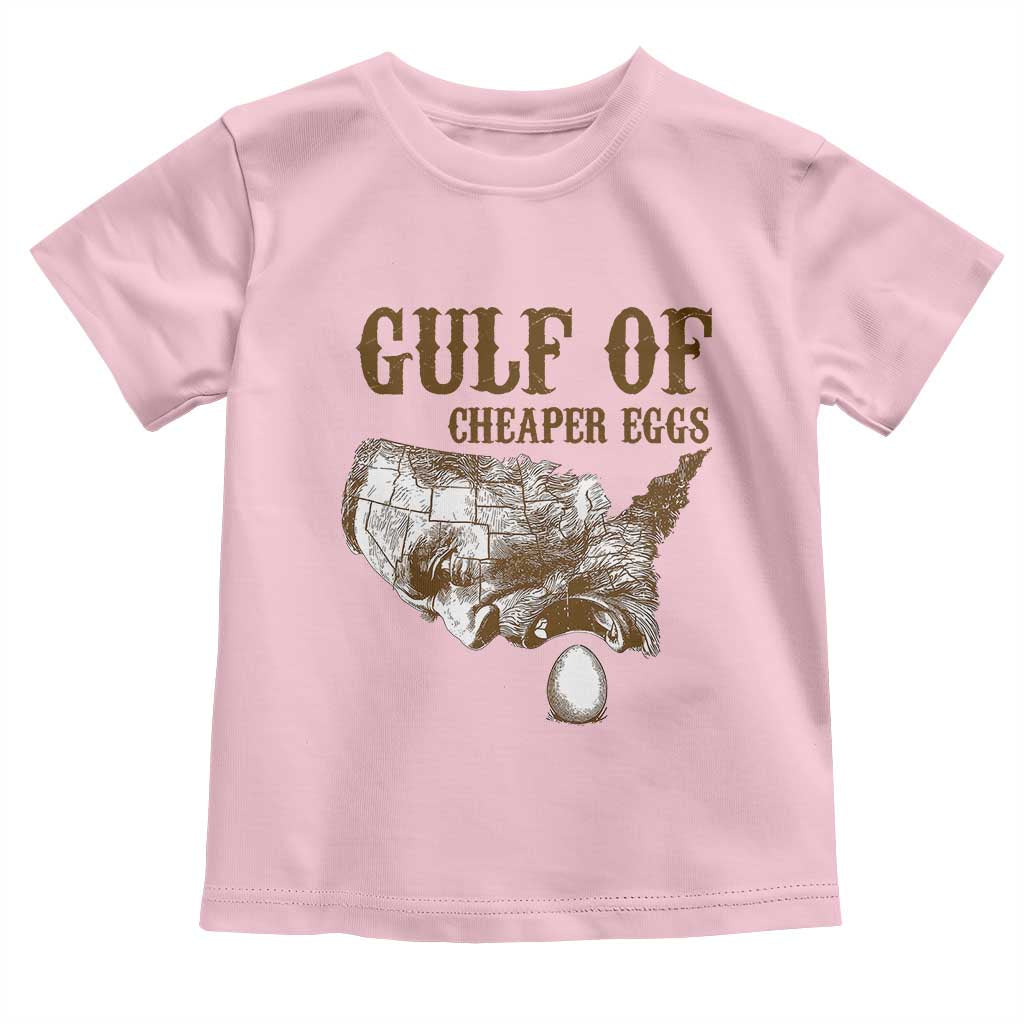 Gulf of Mexico Eggs Toddler T Shirt TS02 Light Pink Print Your Wear