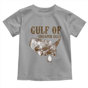 Gulf of Cheaper Eggs Toddler T Shirt Gulf of Mexico TS02 Sport Gray Print Your Wear