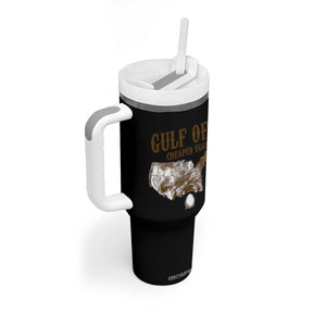 Gulf of Cheaper Eggs Tumbler With Handle Gulf of Mexico TS02 Print Your Wear