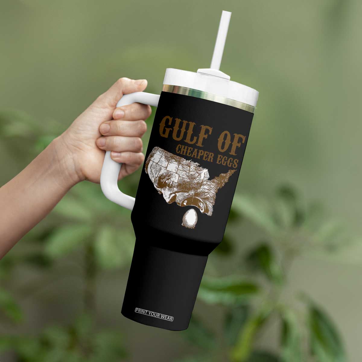 Gulf of Mexico Eggs Tumbler With Handle TS02 Print Your Wear