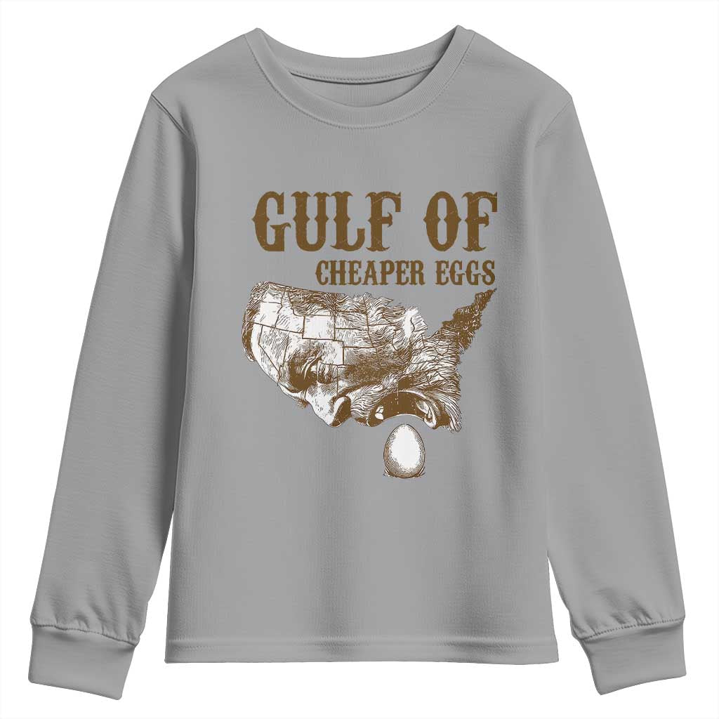 Gulf of Mexico Eggs Youth Sweatshirt TS02 Sport Gray Print Your Wear