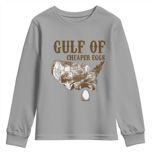 Gulf of Cheaper Eggs Youth Sweatshirt Gulf of Mexico TS02 Sport Gray Print Your Wear