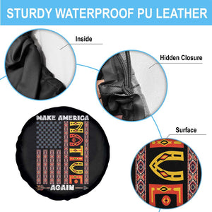 Make America Native Again Spare Tire Cover Indigenous Pride Cultural Heritage USA Flag TS02 Print Your Wear