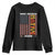 Make America Native Again Youth Sweatshirt Indigenous Pride Cultural Heritage USA Flag TS02 Black Print Your Wear