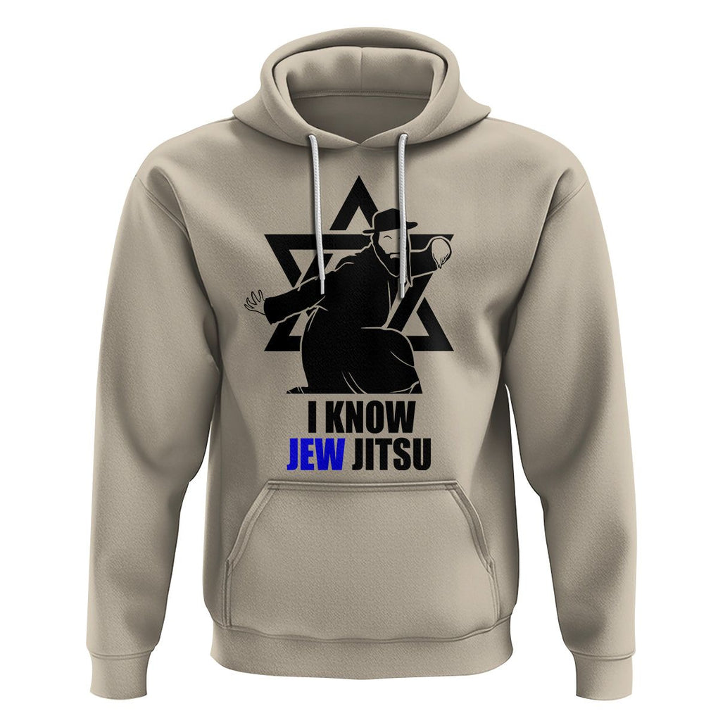 Funny Jiu Jitsu Hoodie I Know Jew Jitsu Jewish Martial Arts Pun Joke TS02 Sand Printyourwear