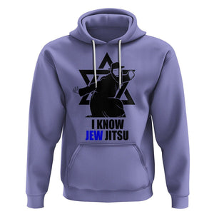 Funny Jiu Jitsu Hoodie I Know Jew Jitsu Jewish Martial Arts Pun Joke TS02 Violet Printyourwear