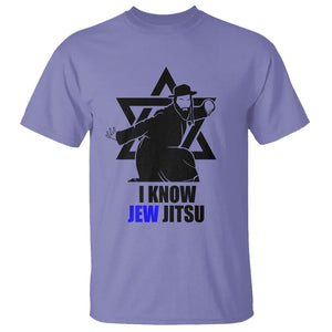 Funny Jiu Jitsu T Shirt I Know Jew Jitsu Jewish Martial Arts Pun Joke TS02 Violet Printyourwear