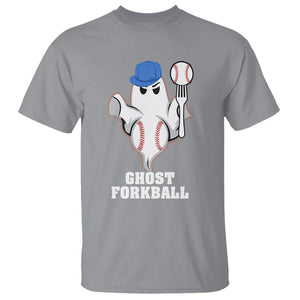 Funny Baseball T Shirt Ghost Forkball TS02 Sport Gray Printyourwear
