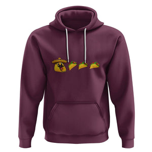 Funny Taco Lover Hoodie Pie Eating Tacos Mexico Cinco De Mayo TS02 Maroon Printyourwear