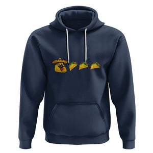 Funny Taco Lover Hoodie Pie Eating Tacos Mexico Cinco De Mayo TS02 Navy Printyourwear