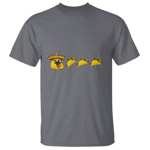 Funny Taco Lover T Shirt Pie Eating Tacos Mexico Cinco De Mayo TS02 Charcoal Printyourwear