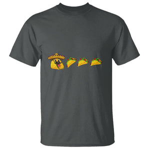 Funny Taco Lover T Shirt Pie Eating Tacos Mexico Cinco De Mayo TS02 Dark Heather Printyourwear