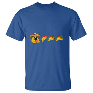 Funny Taco Lover T Shirt Pie Eating Tacos Mexico Cinco De Mayo TS02 Royal Blue Printyourwear