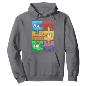 Puzzle Autism Definition Hoodie Support Understand Love Accept Embrace Neurodiversity TS02 Charcoal Printyourwear