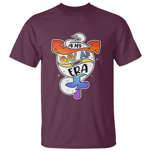 Gay Pride T Shirt In My Gay AF Era Proud LGBT LGBTQ Community TS02 Maroon Printyourwear
