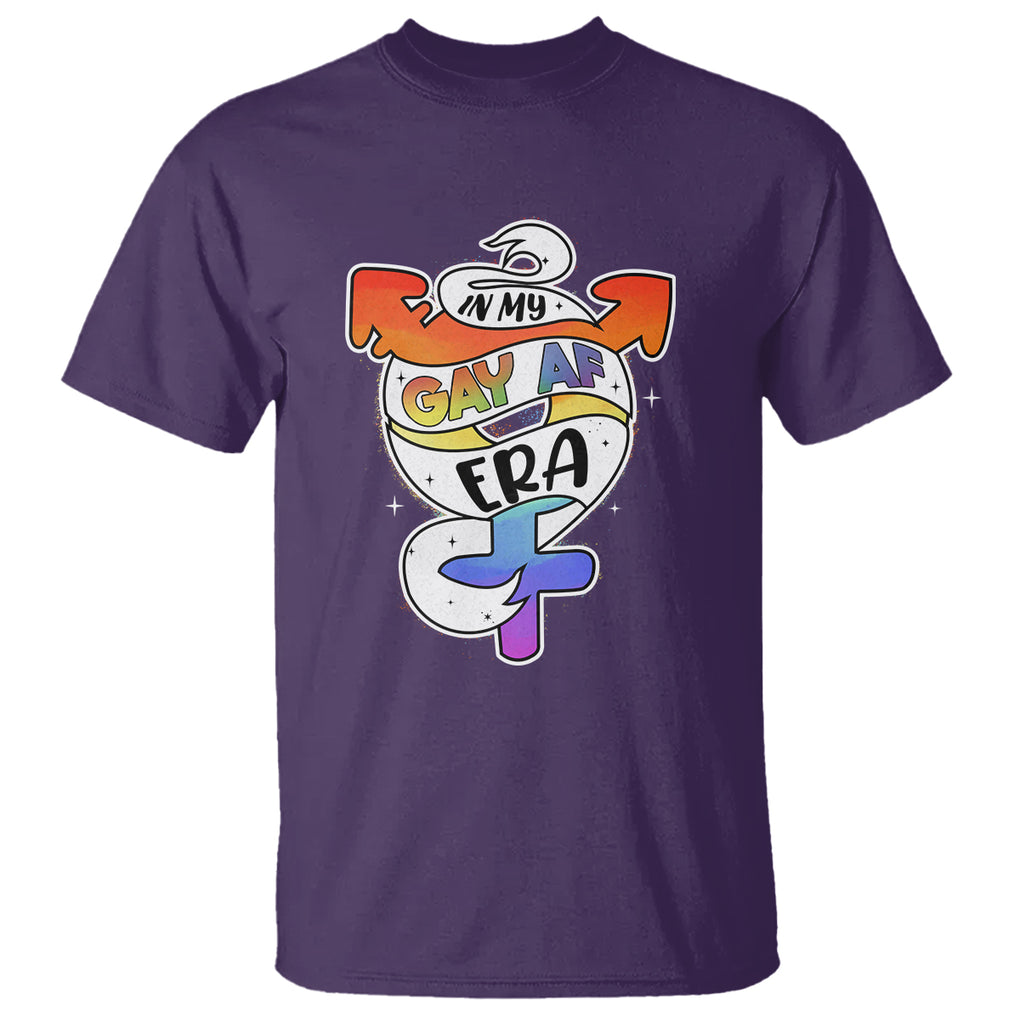 Gay Pride T Shirt In My Gay AF Era Proud LGBT LGBTQ Community TS02 Purple Printyourwear