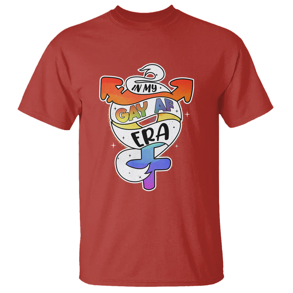 Gay Pride T Shirt In My Gay AF Era Proud LGBT LGBTQ Community TS02 Red Printyourwear