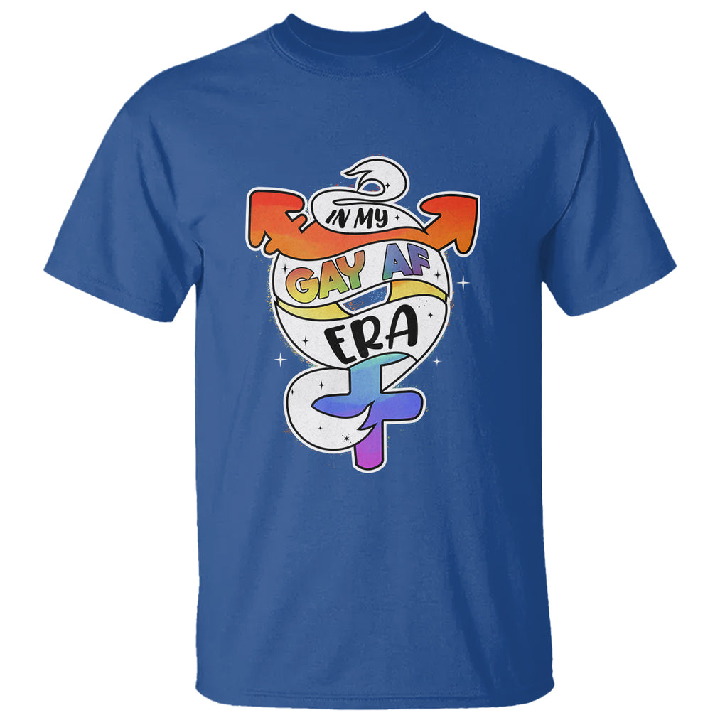 Gay Pride T Shirt In My Gay AF Era Proud LGBT LGBTQ Community TS02 Royal Blue Printyourwear