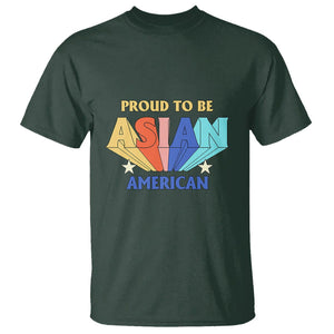 Proud To Be Asian American T Shirt AAPI Heritage Month Unity Pride TS02 Dark Forest Green Printyourwear