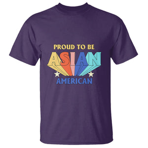 Proud To Be Asian American T Shirt AAPI Heritage Month Unity Pride TS02 Purple Printyourwear
