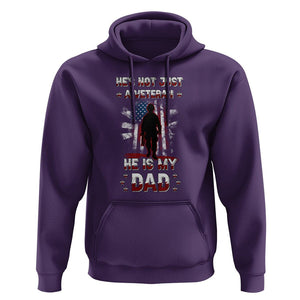 Veteran Dad Hoodie He Is Not Just A Veteran He Is My Dad My Hero TS02 Purple Print Your Wear