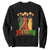 Juneteenth Sweatshirt Melanin Black Women Dress 1865 TS02 Black Print Your Wear