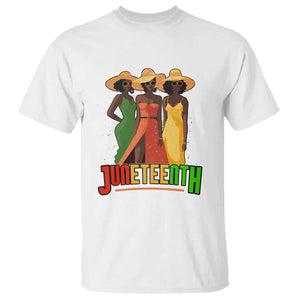 Juneteenth 1865 T Shirt Beautiful Black Women Melanin TS02 White Print Your Wear