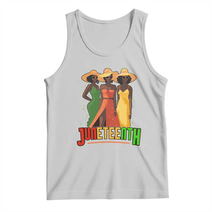 Juneteenth 1865 Tank Top Beautiful Black Women Melanin TS02 Ash Print Your Wear