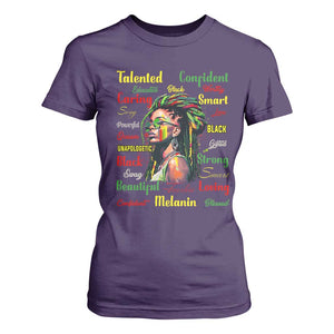 Juneteenth 1865 T Shirt For Women Afro Melanin Locs Girl African American History TS02 Purple Print Your Wear