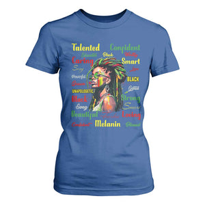 Juneteenth 1865 T Shirt For Women Afro Melanin Locs Girl African American History TS02 Royal Blue Print Your Wear