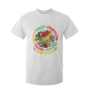 Juneteenth 1865 T Shirt For Kid Freedom Justice Equality Emancipation Resilience Independence Day TS02 White Print Your Wear