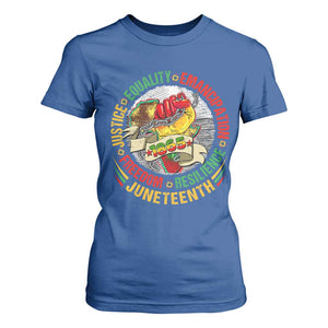 Juneteenth 1865 T Shirt For Women Freedom Justice Equality Emancipation Resilience Independence Day TS02 Royal Blue Print Your Wear