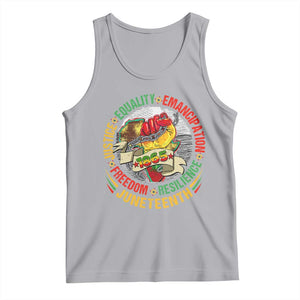 Juneteenth 1865 Tank Top Freedom Justice Equality Emancipation Resilience Independence Day TS02 Athletic Heather Print Your Wear