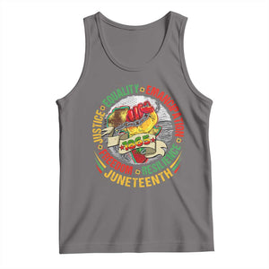 Juneteenth 1865 Tank Top Freedom Justice Equality Emancipation Resilience Independence Day TS02 Deep Heather Print Your Wear
