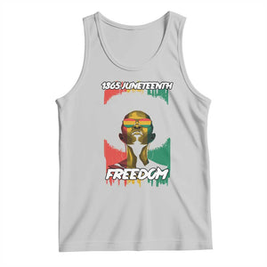 Juneteenth 1865 Freedom Tank Top Afro Melanin Woman African American Dripping TS02 Ash Print Your Wear