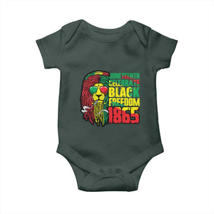 Juneteenth Baby Onesie Celebrate Black Freedom 1865 Dope Dreadlocks Lion Locs Rasta Hair TS02 Print Your Wear