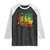 Juneteenth Raglan Shirt Celebrate Black Freedom 1865 Dope Dreadlocks Lion Locs Rasta Hair TS02 Black White Print Your Wear